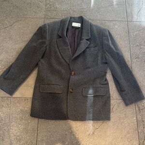 Gray Wool and cashmere Blazer